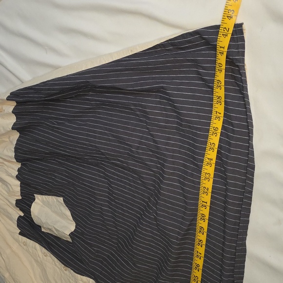 Reclaimed Vintage Cream Elastic Waist Skirt - Picture 9 of 10